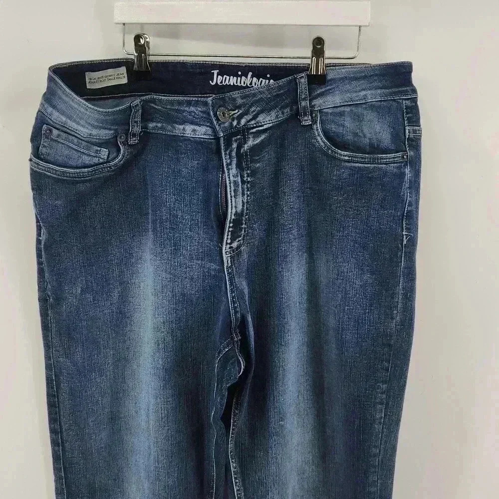JEANIOLOGIE HIGH  RISE SKINNY JEANS